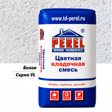 ЦВЕТНОЙ КЛАДОЧНЫЙ РАСТВОР "PEREL VL" БЕЛЫЙ